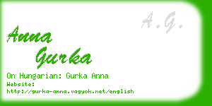 anna gurka business card